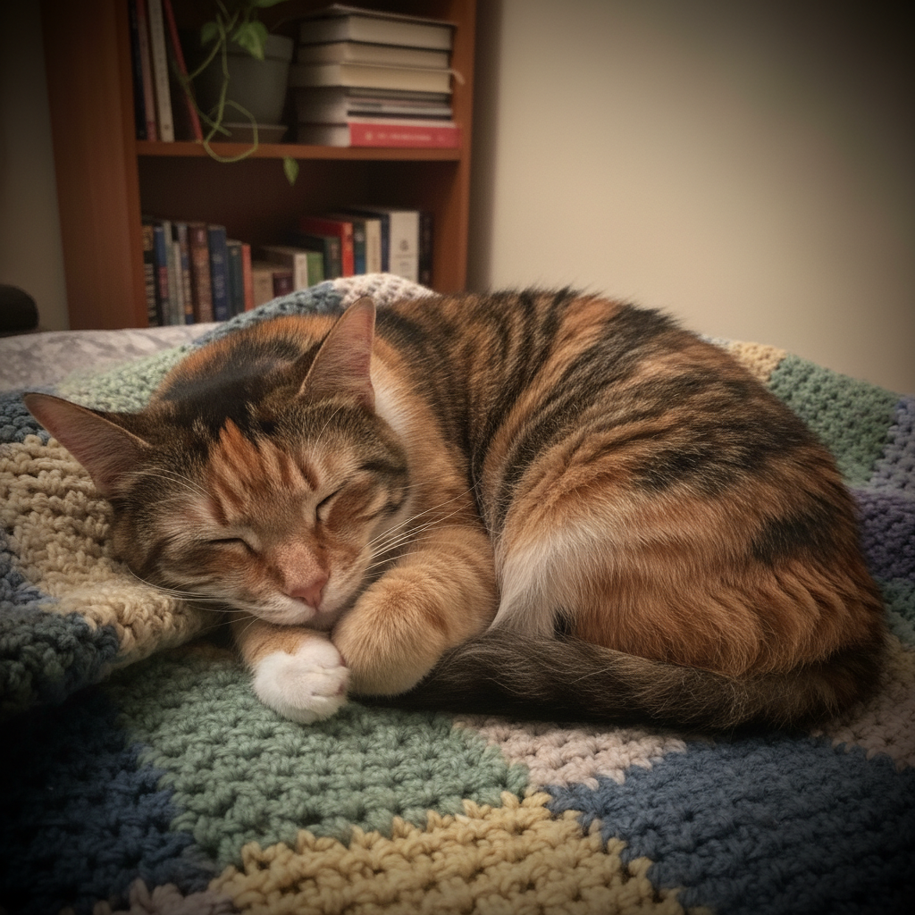 Elegant Siamese Cat Portrait AI template — example 1 of 4