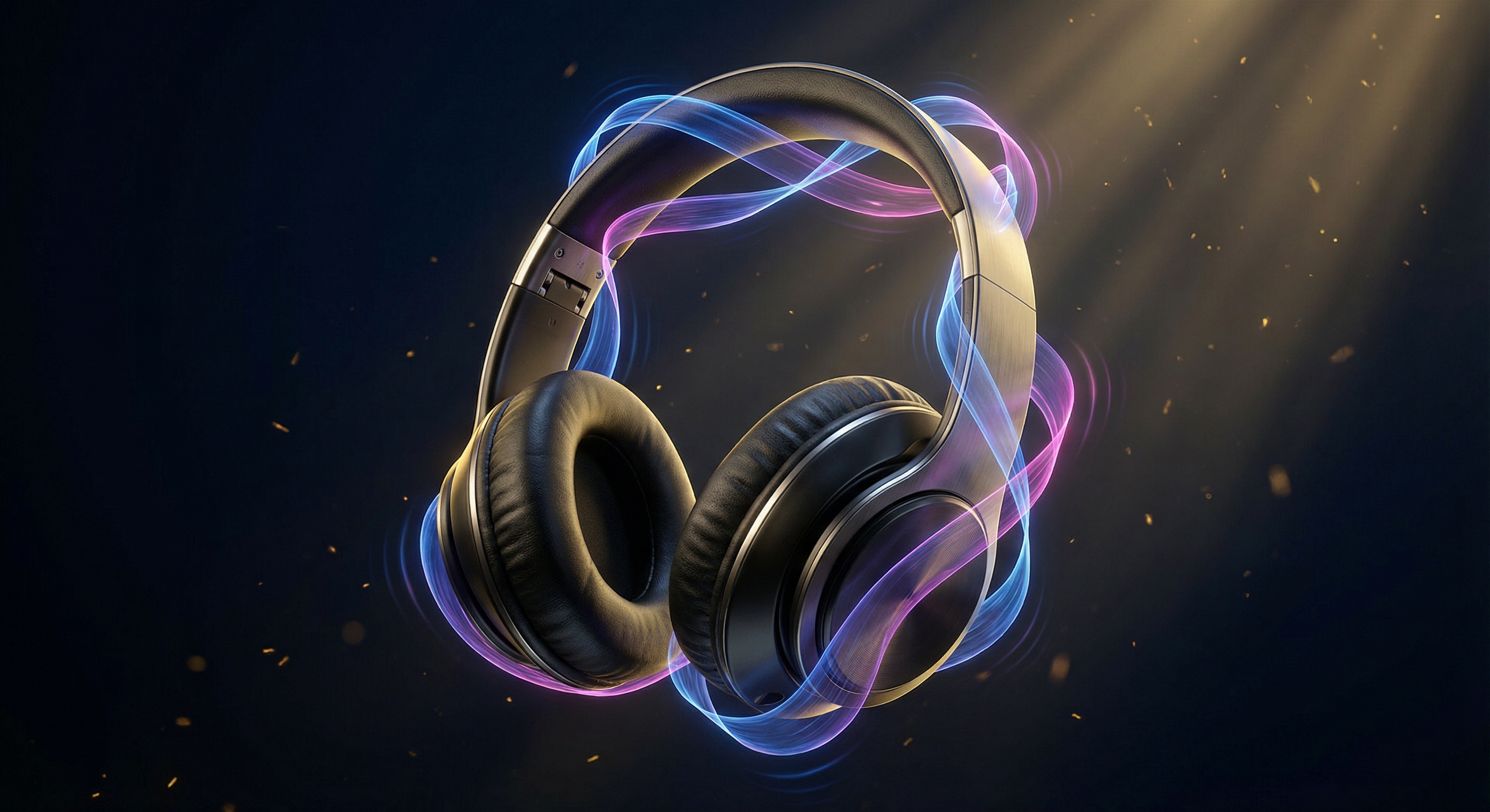 Wireless Headphones Creative Ad Visual — Free AI Image Prompt Template ...