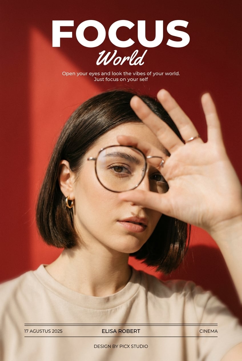 Modern Lens Editorial Poster