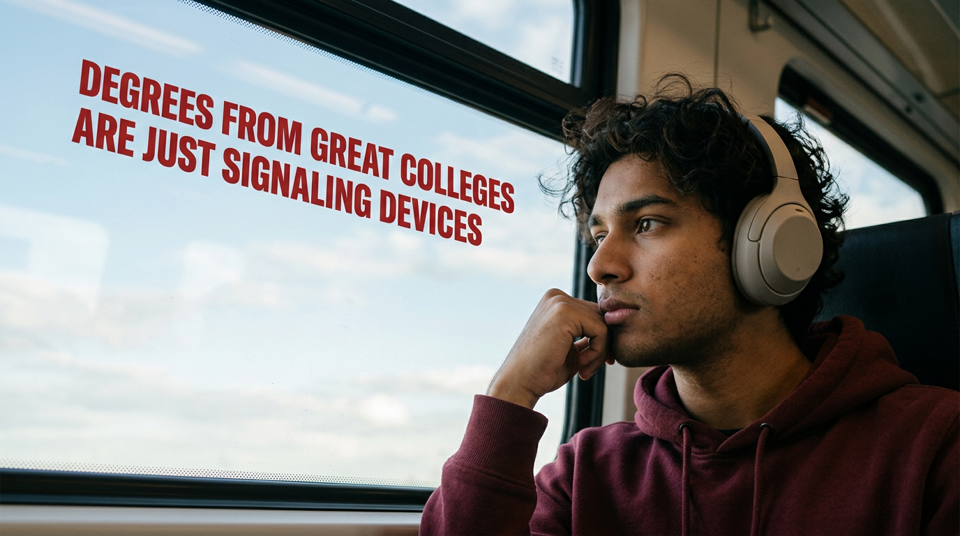 Cinematic Academic Signaling Thumbnail
