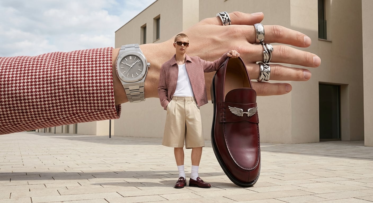 Macro Fashion Illusion Template