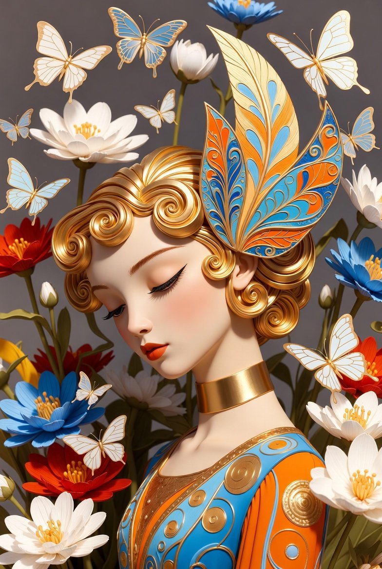 Golden Winged Muse Animation reference image 1