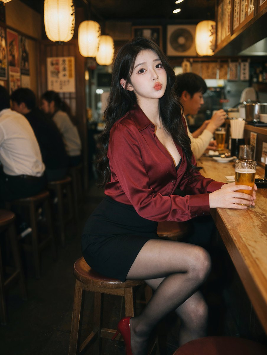 Photorealistic Izakaya Portrait reference image 1