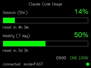 Neon M5Stack Usage Gauge reference image 1