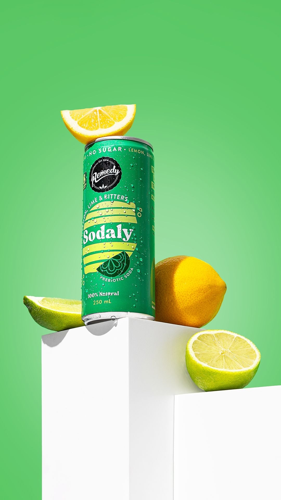 Vibrant Citrus Prebiotic Soda Template