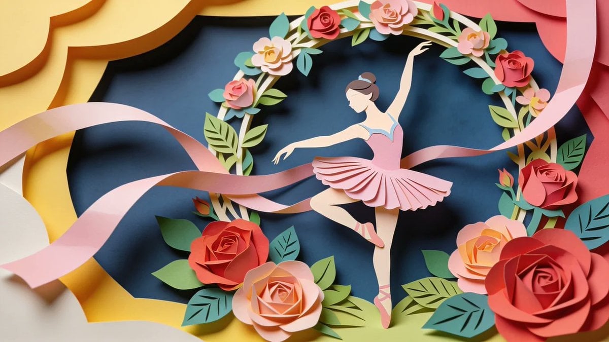 Paper Cut Craft Illustration