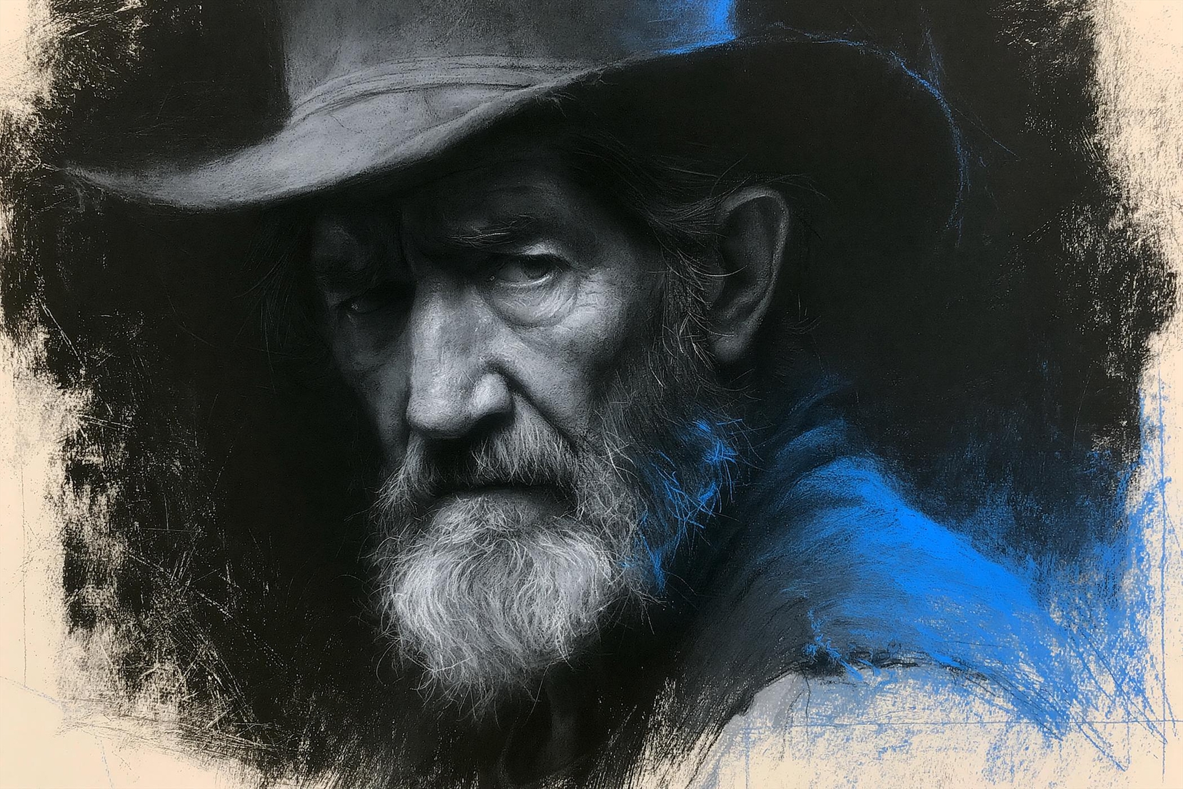 Charcoal Chiaroscuro Portraiture