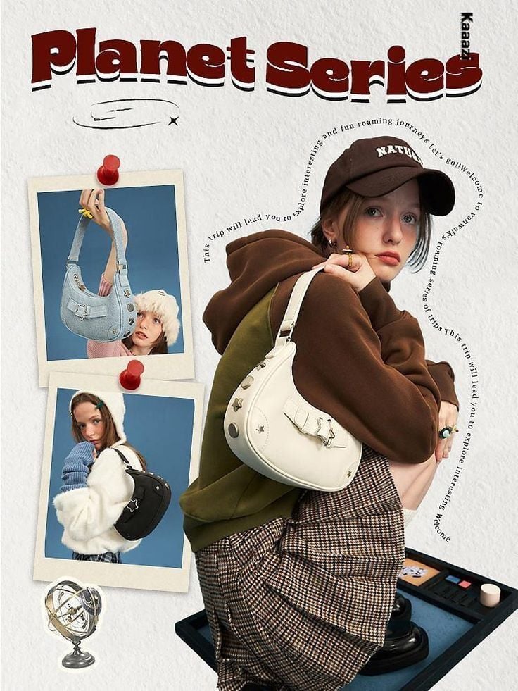 Vintage Y2K Collage Lookbook