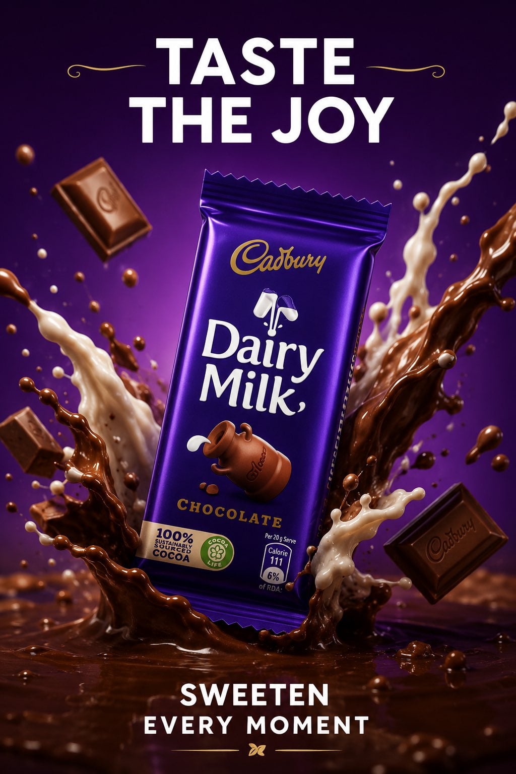 Cadbury Dairy Milk Floating Chocolate Hero