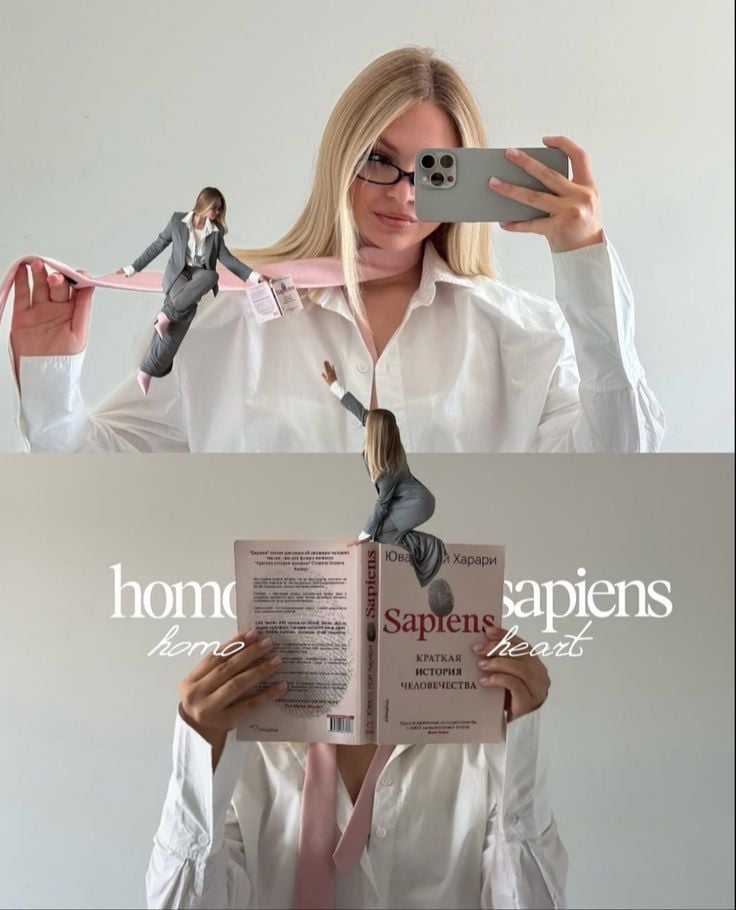 Miniature Self Portrait Collage