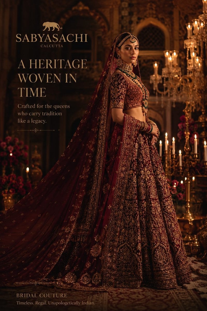 Luxury Haute Couture Bridal Fashion Campaign