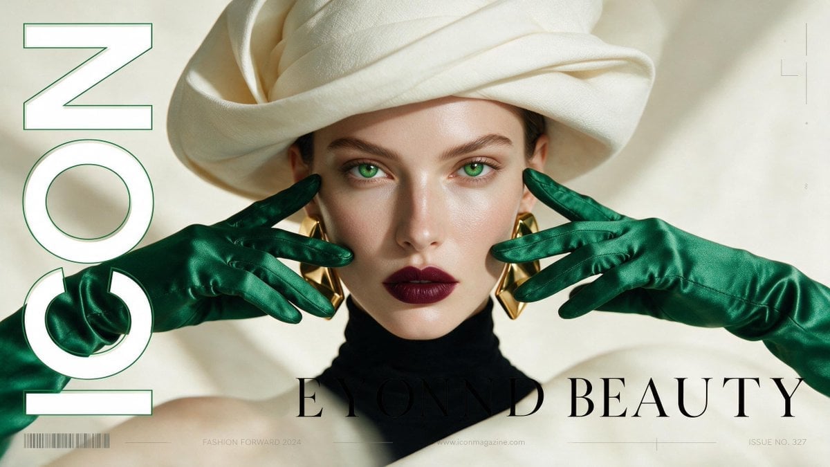 High-Fashion Editorial Magazine Cover ICON