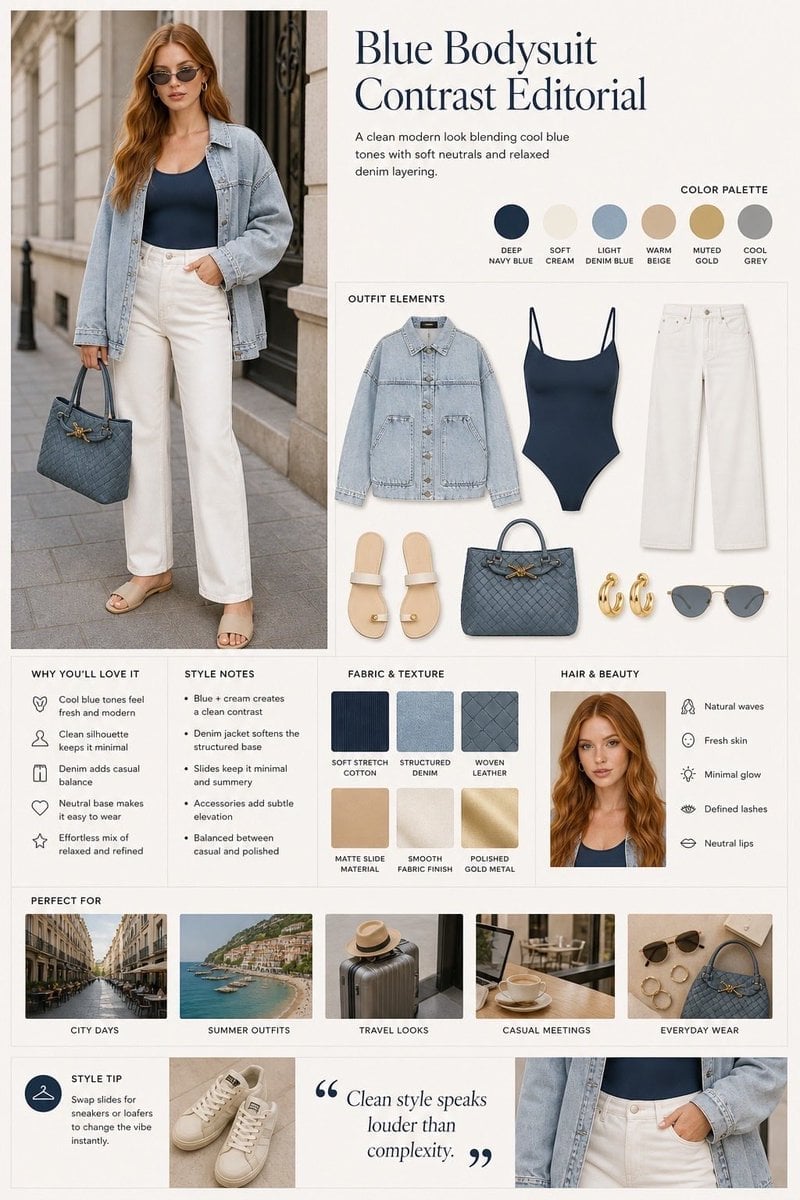 Minimalist Fashion Editorial Split Layout