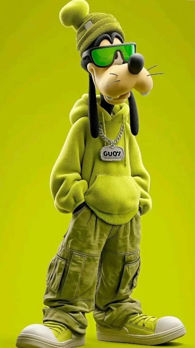 Anthropomorphic Dog Streetwear Character