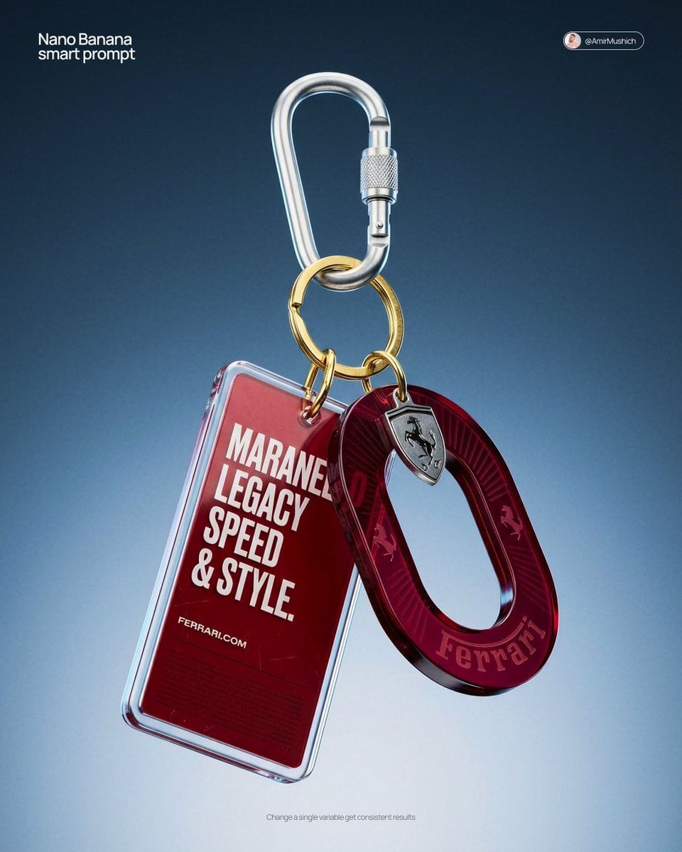 Premium Keychain Collectible CGI Product