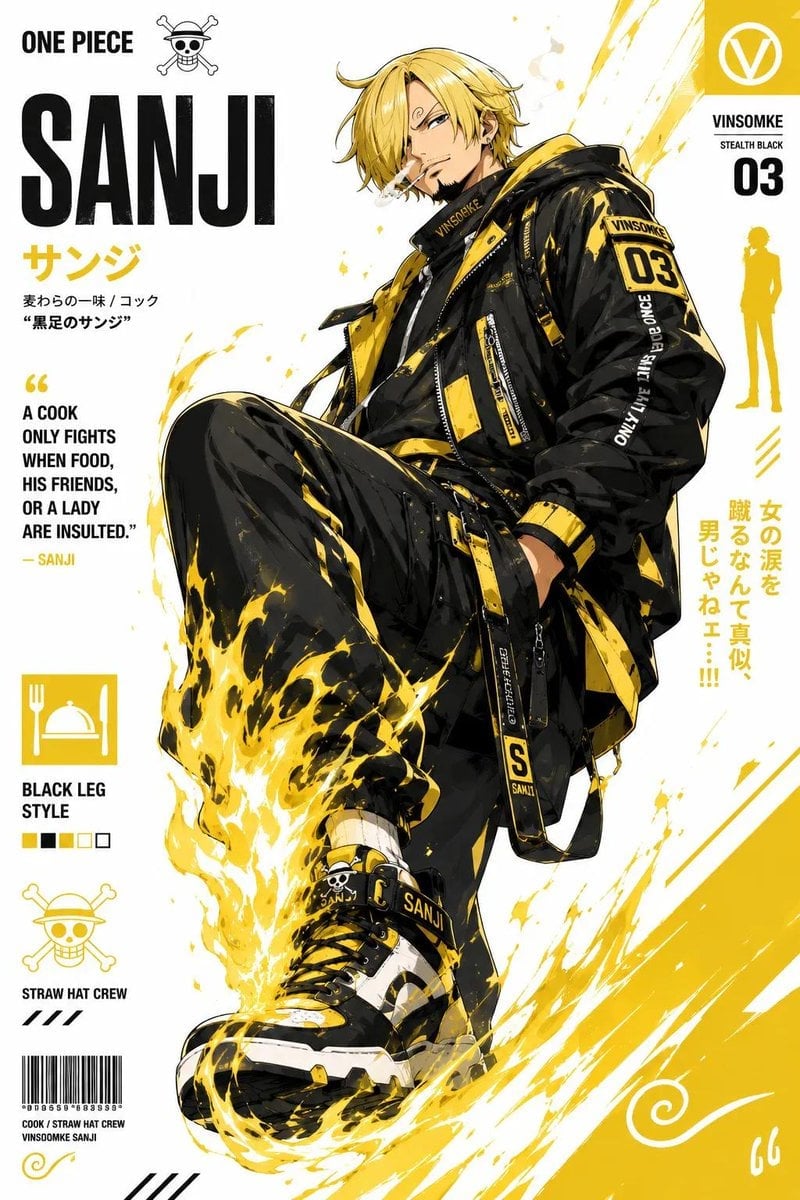 Anime Streetwear Character Poster