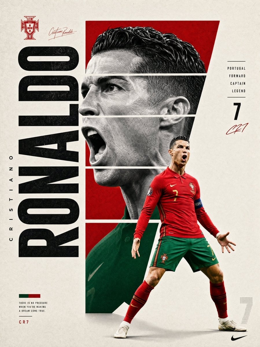 Clean Minimalist Player Editorial Poster