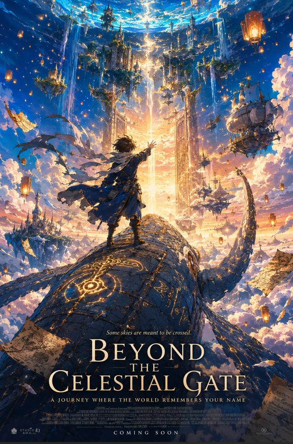 Anime Fantasy Celestial Movie Poster