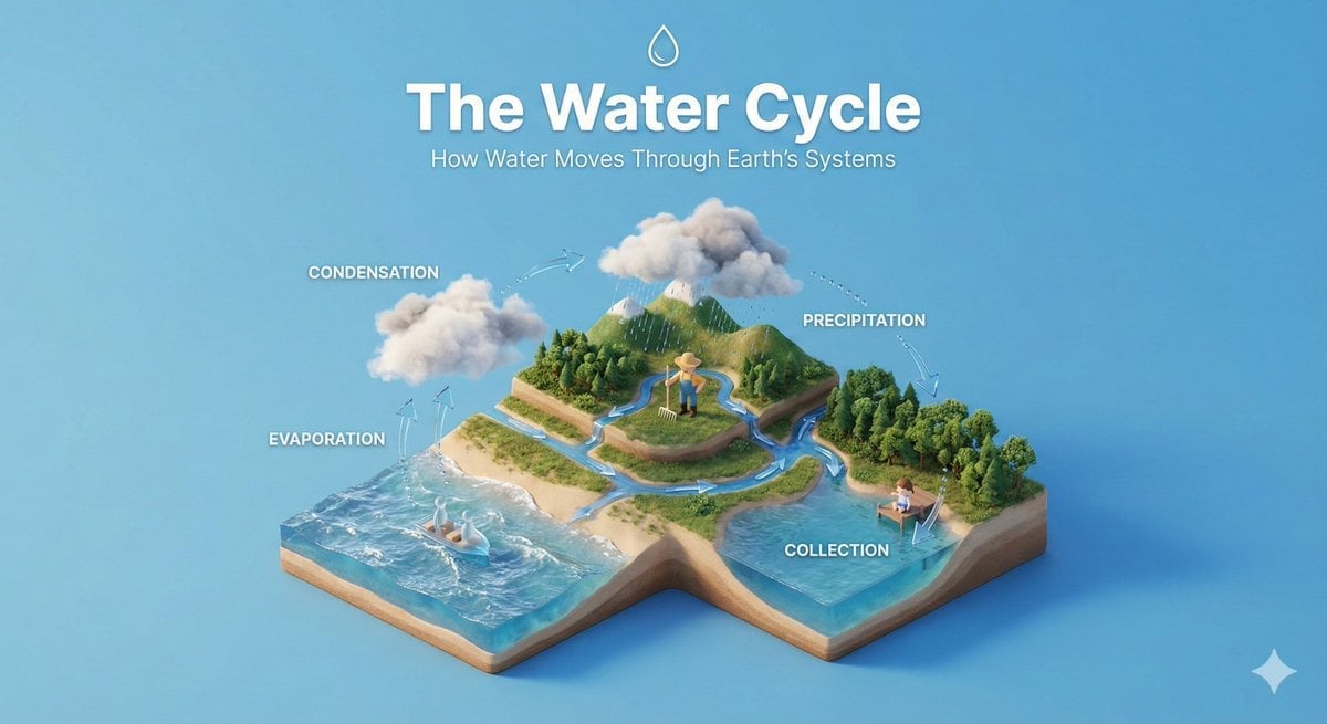 Isometric Process Educational Diorama