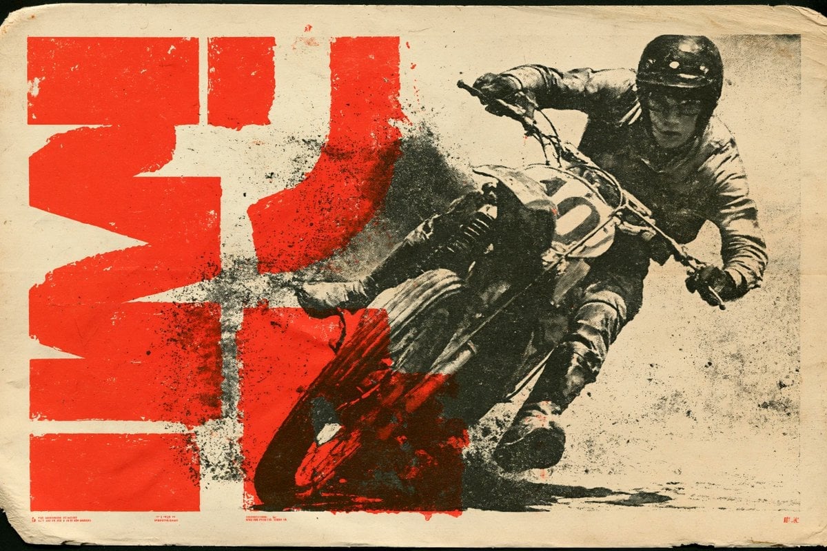 Vintage Lithograph Retro World Cup Poster