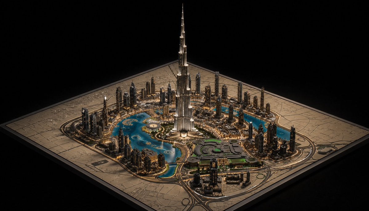 Gpt2 Product Marketing Luxury Miniature Dubai City Model