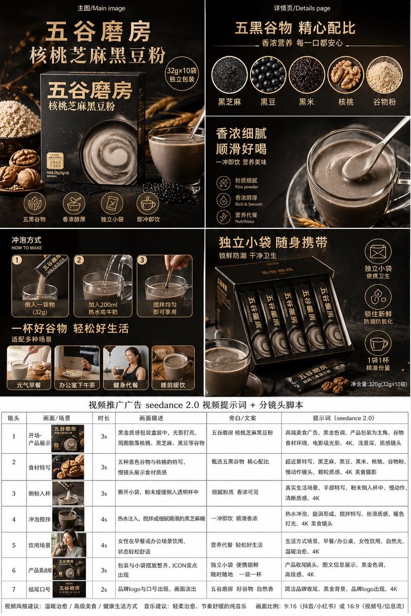 Gpt2 E Commerce Main Image Premium Grain Powder Ad Board