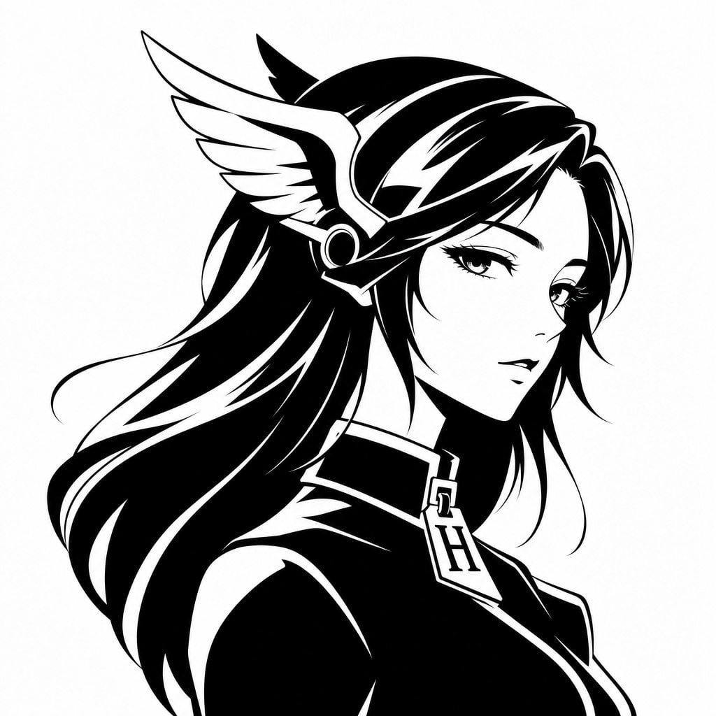 Gpt2 Profile Avatar Monochrome Hermes Inspired Avatar