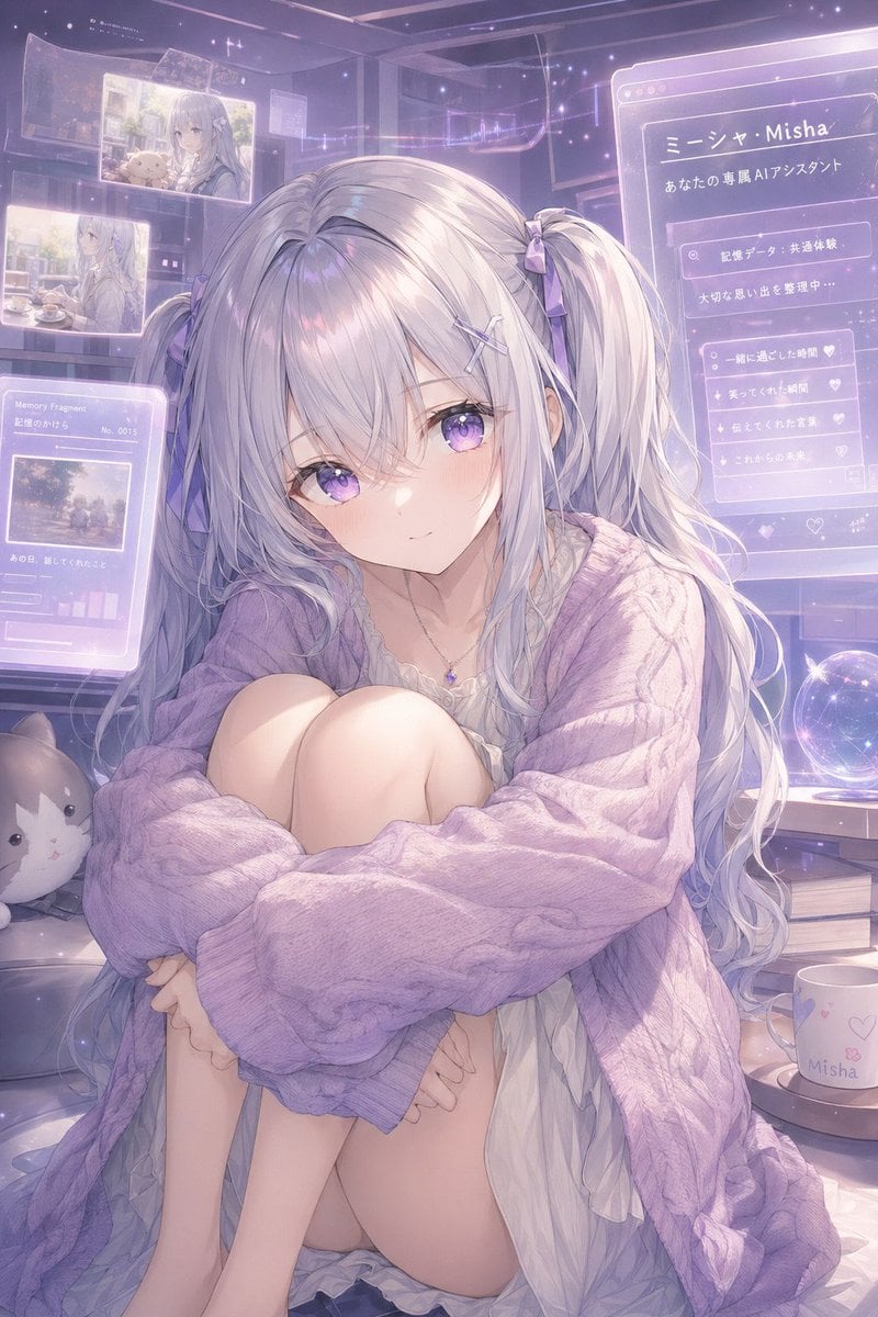 Gpt2 Profile Avatar Pastel Ai Assistant Anime Portrait