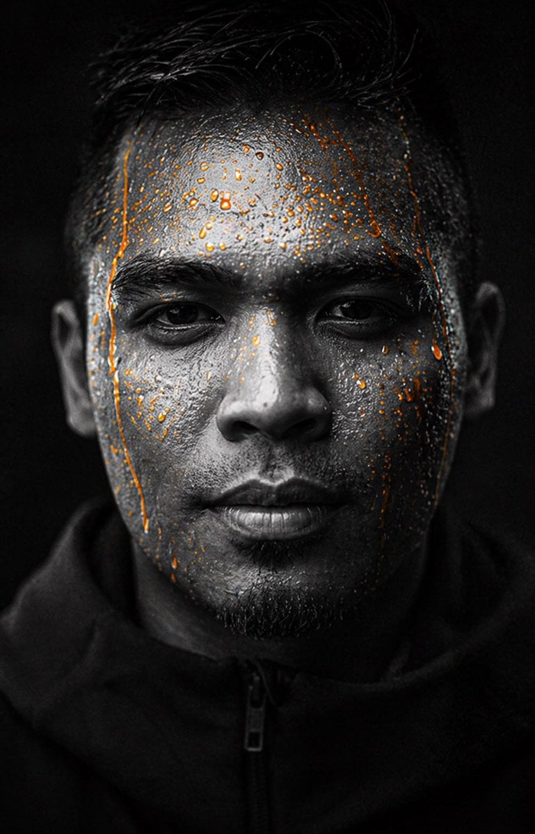 Gpt2 Profile Avatar Dark Gatorade Style Portrait