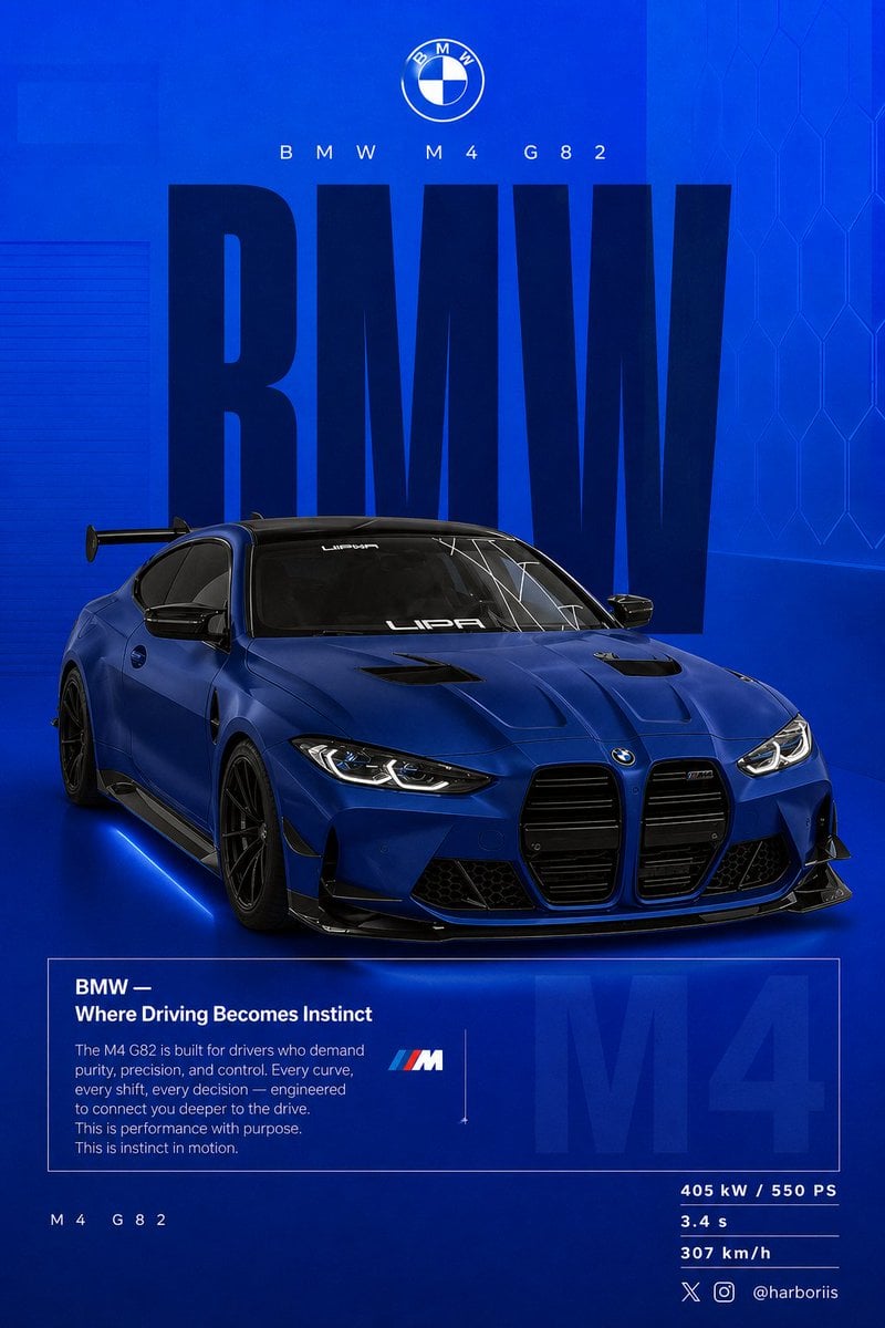 Gpt2 Social Media Post Bmw Performance Social Poster