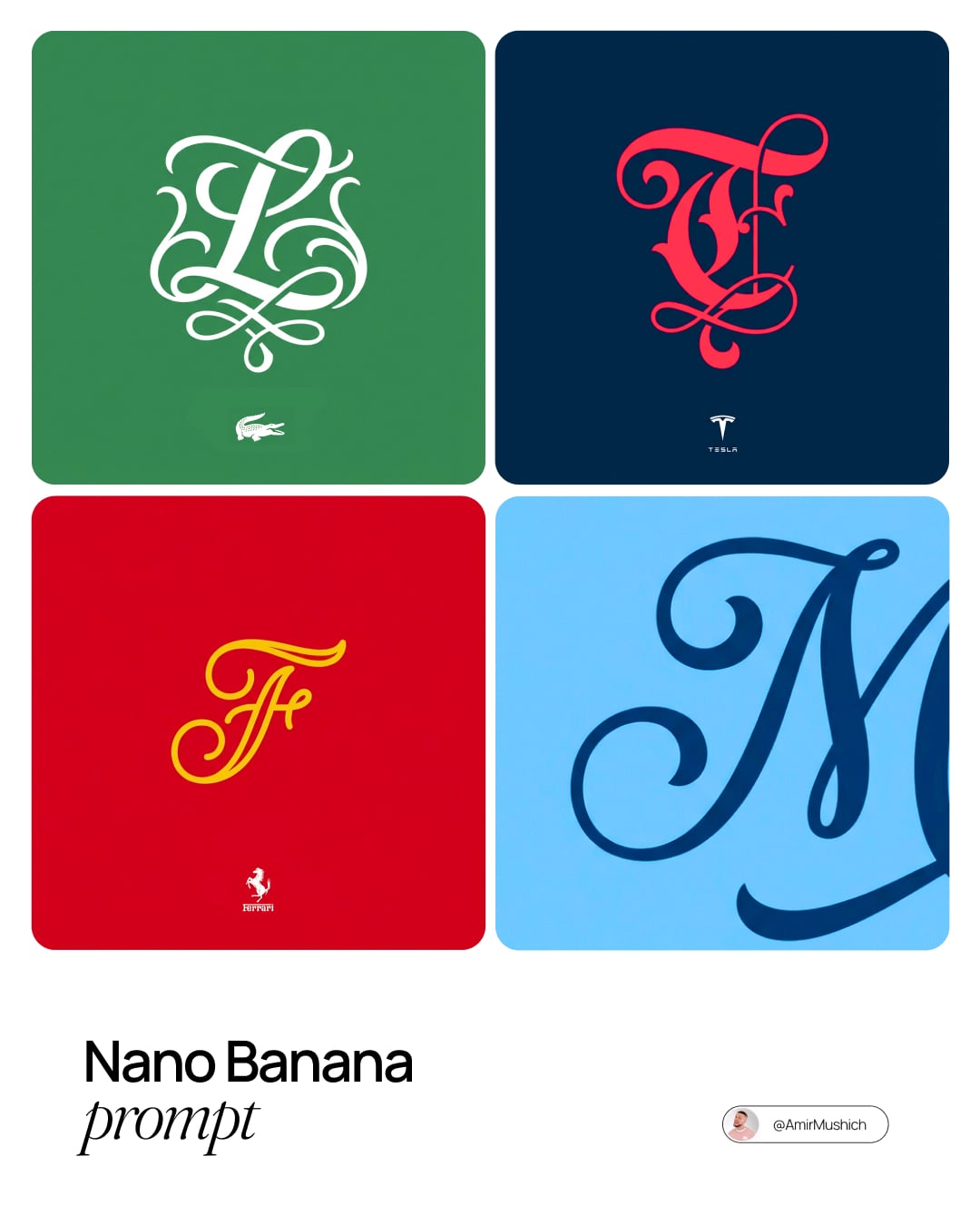Turn Any Logo Into a Calligraphic Monogr