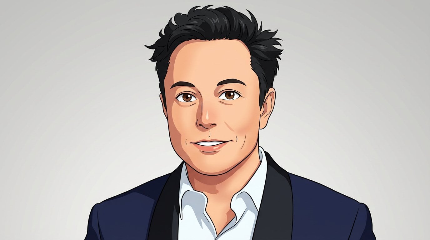 2D Cel Animation Portrait — Gemini Style