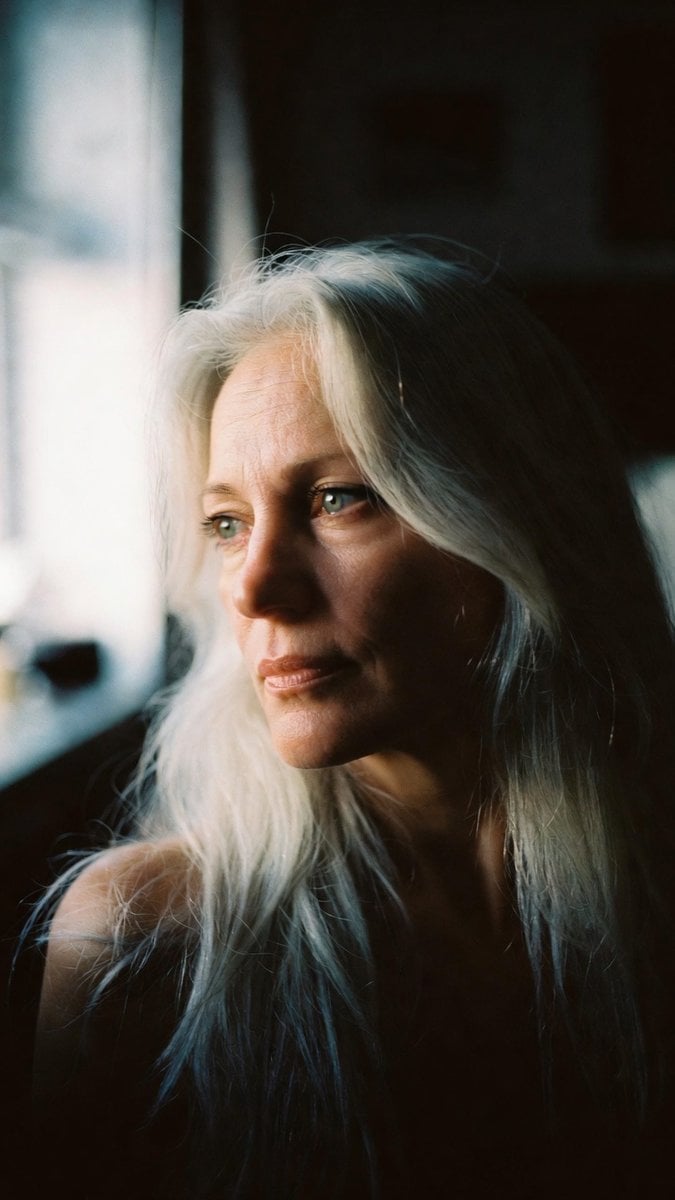 Portrait - Silver Hair Lady