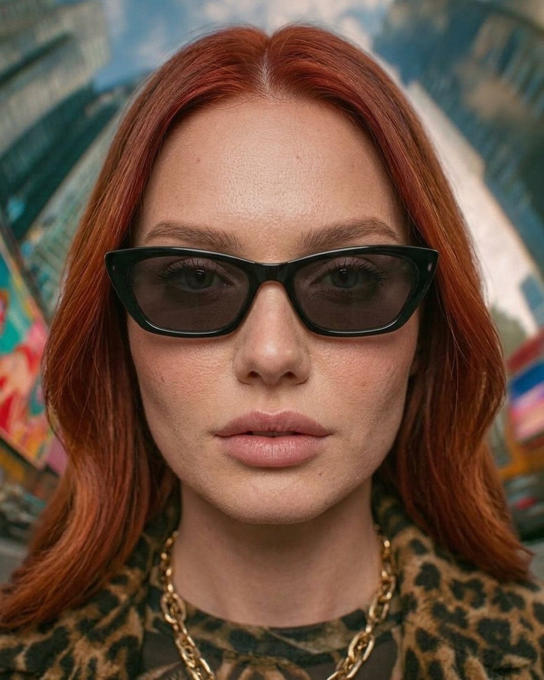 Nano Banana Fashion Portrait Redhead