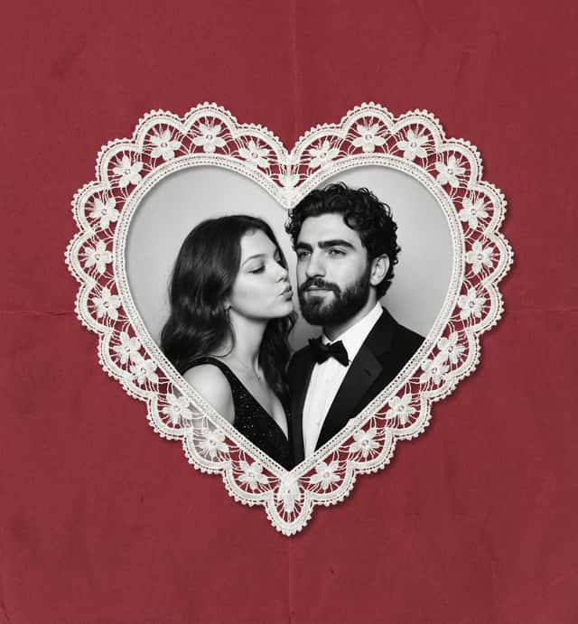 Vintage Lace Romance Collage preview