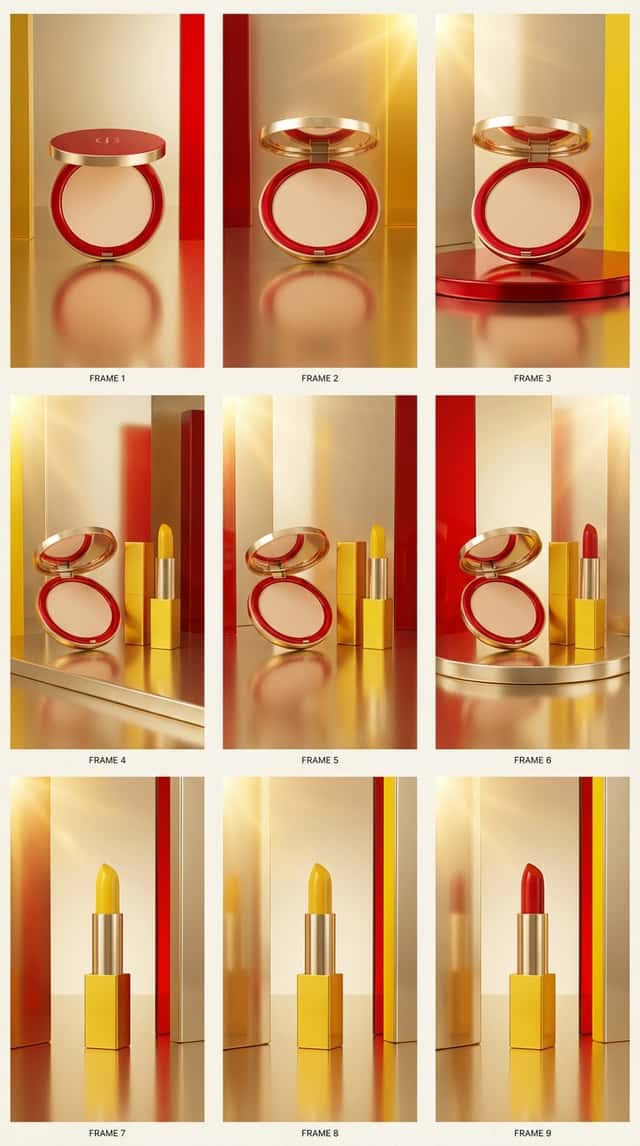 Luxury Beauty Color Storyboard preview