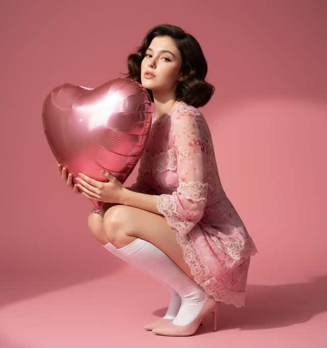 Heart Balloon Studio Shoot preview