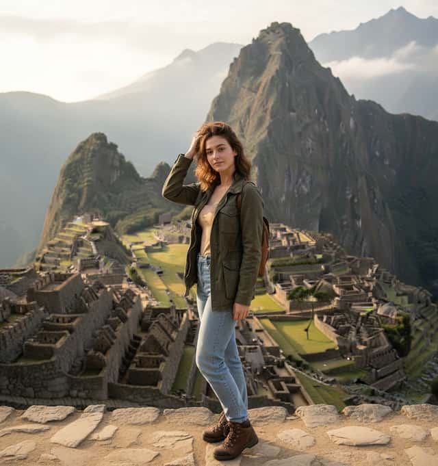 Machu Picchu Peru Candid Portrait preview