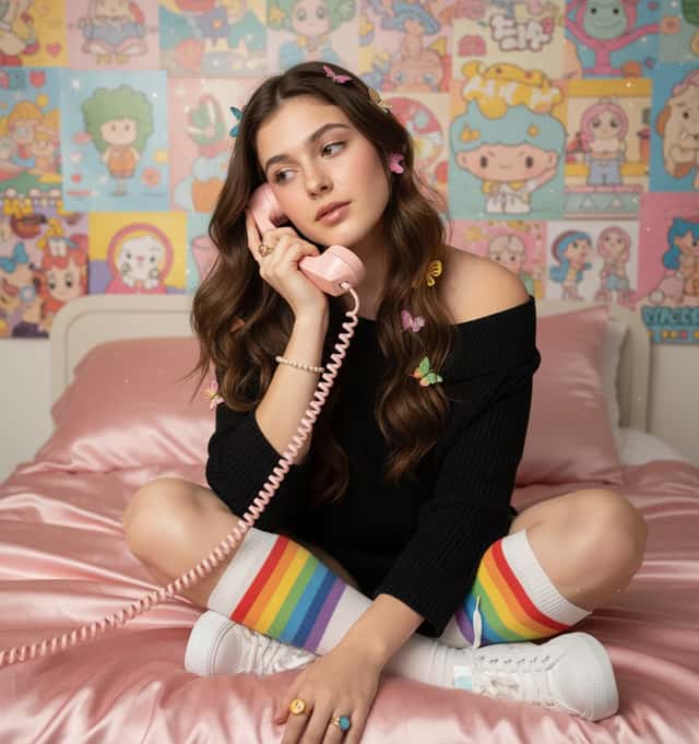 Pink Vintage Telephone Shoot preview