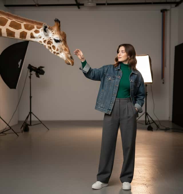 Giraffe Close-Up Studio Shoot preview