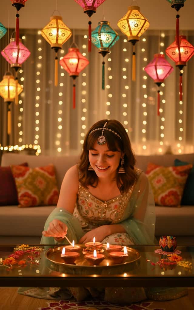 Diwali Photo(Lamps) preview