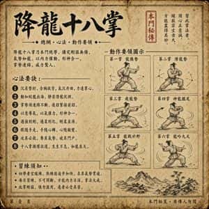 Ancient Dragon Palm Kung Fu Manual preview
