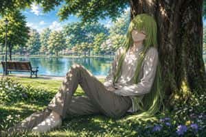 Enkidu Resting by a Lakeside Tree preview