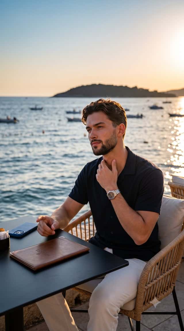 Golden Hour Candid Male Portrait preview