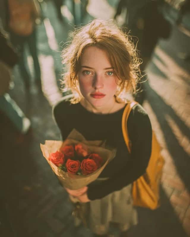 Golden Hour Rose Portrait preview