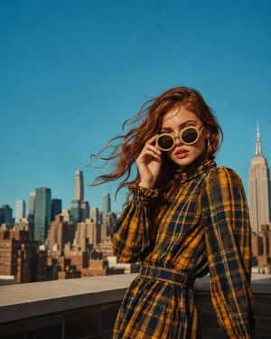 Golden Hour Editorial Rooftop Photo preview