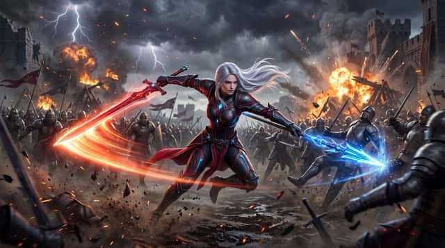Fantasy Game Character Warrior Jo preview