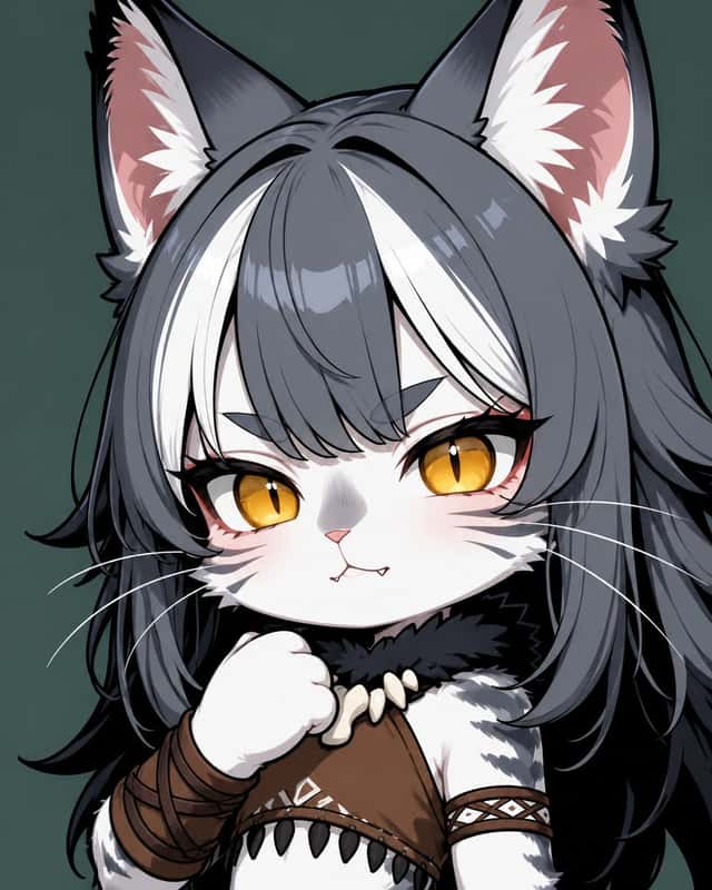 Chibi Cat-Girl Portrait preview