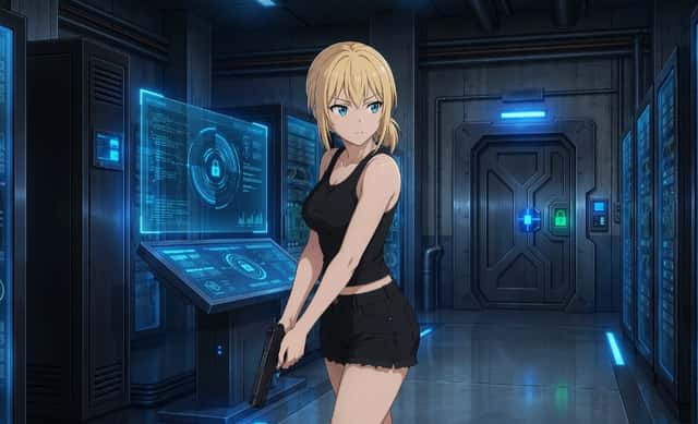 Faceless Cyberpunk Infiltrator preview