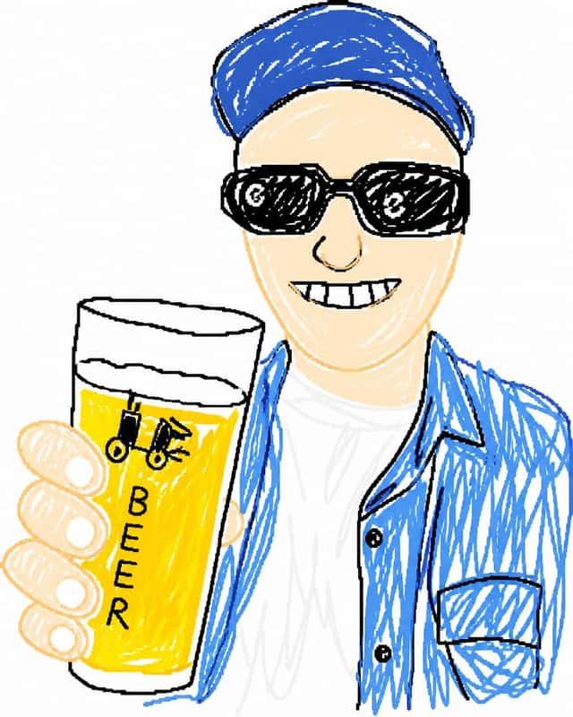 Doodle Beer Selfie Portrait preview